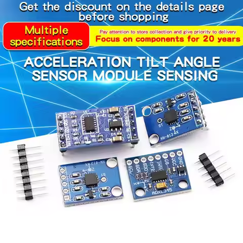 1PCS ADXL345 ADXL335 Digital Acceleration Inclination Angle Sensor Module Induction Sending Data For