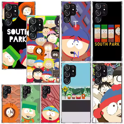 Cartoon S-South-Parkes Phone Case For Samsung Galaxy Note 20 Ultra 10 Plus 9 8 M11 M12 M21 M30S M32 
