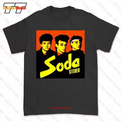 Best Design 2021 Argentine Rock Band Soda Stereo T-shirt Tee V8UD
