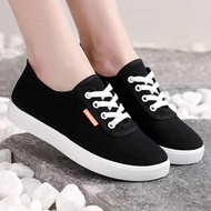 kasut sekolah hitam budak kasut sekolah hitam perempuan kasut nanyang Canvas Shoes Women 2024 Spring