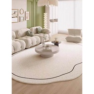 carpet bilik tidur karpet bilik tidur Cream Style Bedroom Alien Irregular Sofa Carpet