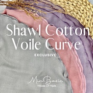Shawl Cotton Voile Curve