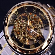 dainty watch smart watch Winner winner Men's Fashion Casual Skeleton Strap Punk Watch Female Student