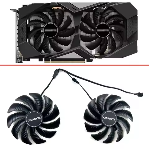 88MM T129215SU GTX1650 1650SUPER Graphics Card Cooling Fan For Gigabyte GTX 1650 SUPER WINDFORCE OC 