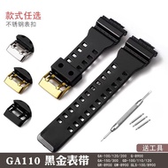 Ga100 Watch Strap Black Gold Strap 120GD100G8900 Men's Matte Glossy Accessories