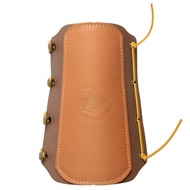 Bear Archery Traditional Logo Arm Guard, Brown (AT100AG), One Size