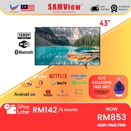 SAMView FHD DLED Android TV with Netflix (43")