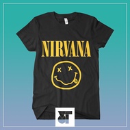 Áo thun T-shirt Music Band Grunge Rock Nirvana Logo mẫu áo thun in hình đẹp