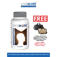 Livemore Bright IQ | Everyday Nutrition Support | Vitamin B Complex | 60 Vegecaps | Halal