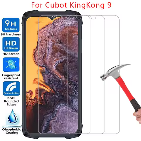 phone case for cubot kingkong 9 screen protector tempered glass on kingkong9 back cover 360 protecti