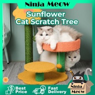 Cat Tree House Wood Cat Condo Wooden Cat House Cat Tower Bed Scratcher Hammock Cattery Rumah Kucing Cat Climbing