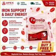 【On Sale】Ferrolip FORTE Iron Supplement Blood Formation 30 Sachets