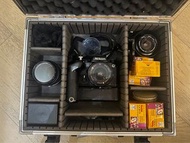 Nikon FM2 連3 個鏡頭， 加菲林， 加相機盒