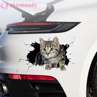 MXMUSTY Simulation Cats Car Sticker, 3D Cat Universal Car 3D Cat Stickers, Car Accessories PVC Water