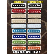 Lime Green Single Seymour Duncan Standard Pickup Gitar Elektrik Melodi Sticker Hijau Jeruk Neck Midd