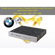 BMW - F22 F30 F80 M3 F82 M4 F87 M2 N20 N47 B46 S55 N55 B48 B58 Aircond Filter Cabin Air Filter 64-11