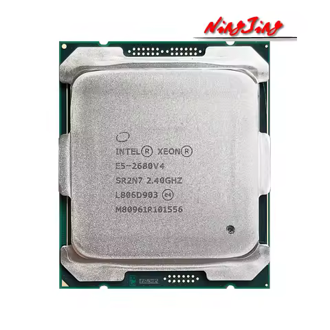 Intel Xeon E5-2680 v4 E5 2680 v4 E5 2680v4 2.4 GHz Used fourteen cores 35M 120W 14nm LGA 2011-3
