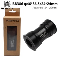 MEROCA BB386 EVO Press-in center axis axle bottom bracket PF30 frame turn for Shimano crankset shaft