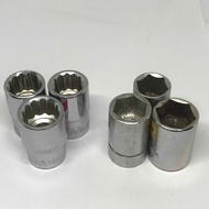 (16mm-23mm) 1/2" Socket Wrench For Rachet Mata Spanar Box