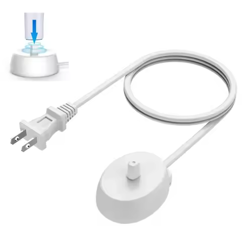 Replacement Charger Base for Braun Oral-b Series D12 D20 3757 Electric Toothbrushes Portable Waterpr