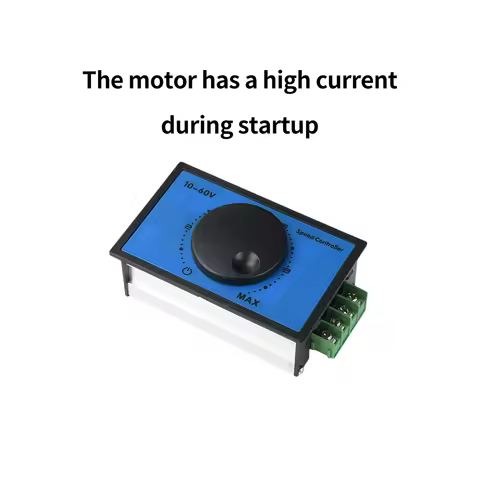 20A PWM DC Motor Speed Controller Switch TE1255 775 Motor DC 10-60V 12V 24V 48V Controller