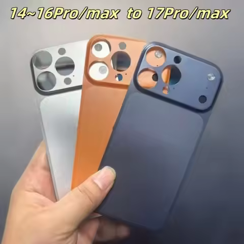 1-5PCS For IPhone 14 15 16 Pro MAX Second Upgrade To IPhone 17ProMax Fake Camera Lens Sticker Back C