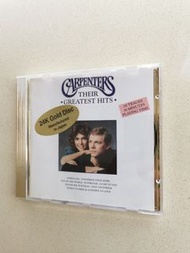 日版24K gold Disc Carpenters Their Greatest Hits