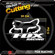FOX RACING CUTTING STICKER (017)/ CAR STICKER / LAPTOP STICKER / visor / GLASS / MOTORCYCLE / FOX / 