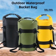 50L/80L PVC Outdoor Waterproof Dry Bag/Bucket Bag for Drifting