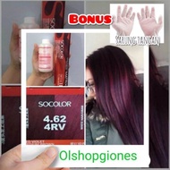 Matrix Socolor hair colour Red Violet  / 6.6 / 6.62 / 4.62 Cat Rambut Merah Wonder cult