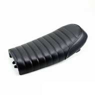 Akses motor ✰Motorcycle Vintage Cafe Racer Seat Flat Saddle Cushion Honda CG125 GN CG CB400SS✮