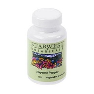[USA]_Cayenne Pepper 100 capsules - Starwest Botanicals