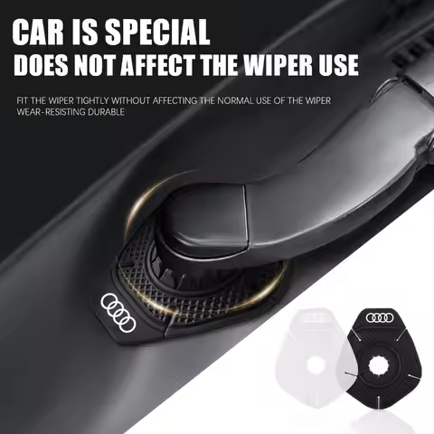1/2pcs Silicone Car Wiper Arm Hole Windshield Protection Cover For Audi Sline RS 8P B9 A3 A4 B8 Q1 Q