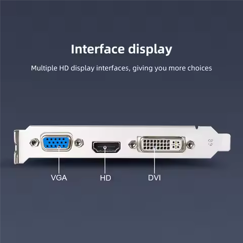 A04R-SZMZ GT730 4GB DDR3 128Bit Graphics Card with Cooling Fan Low Profile Graphics Card for Office/