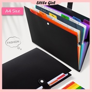 A4 Multicompartment File Multilayer Folder Documents Storage Notes Organizer