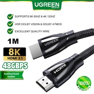 UGREEN HDMI To HDMI 2.1 Cable 8K 60Hz 4K 120Hz (1M)