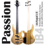 Passion IB4 PJ Bass Guitar กีตาร์เบส 4 สาย ทรง Ibanez  24 เฟรต ปิ๊กอัพ Passive Precision ไม้เอล์มวู้ด (Elm Wood) ** กีตาร์เบสมือใหม่ / ประกันศูนย์ 1 ปี **