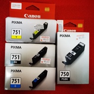 CANON PRINTER INK 751 AND 750
