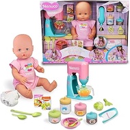 Nenuco - What Do We Eat Today? Baby Doll with Accessories for Preparing Baby Food, with 2 Electronic