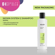 Nioxin System 2 Shampoo For Natural Thinning Hair (300ml)