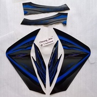 Lis stiker striping tebeng depan 6pcs yamaha jupiter z 2010 hitam biru