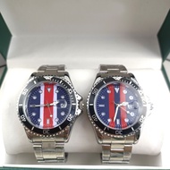 【Hot selling】 Submariner Watch Business Men's Automatic Quartz Watch Green Belt Luminous Waterproof Quartz Japan Imported Movement Watch