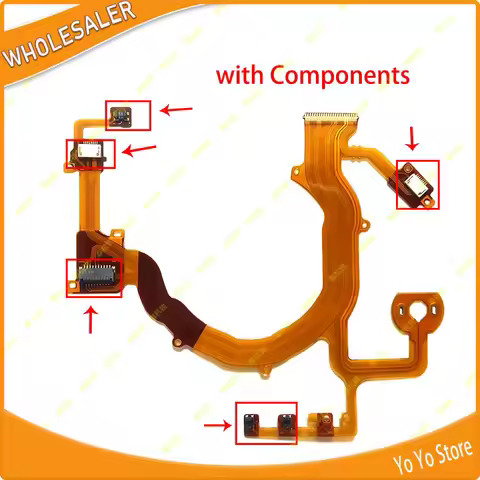 1PC For Canon G7X G7X2 G7XII G7X Mark II G7X3 Lens Rear Base Flex Cable with Components