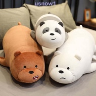 AHOUR1 We Bare Bears Birthday Gifts Cuddly Three Bear Bear Kids Gifts Plush Pillow Plush Doll