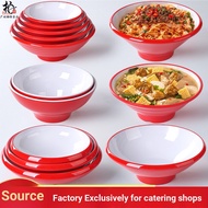 [One-Stop Tableware Service] A5 Food Grade Melamine Noodle Shop Ramen Bowl Melamine Tableware Two-Co