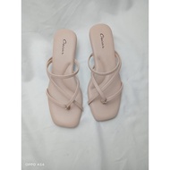 Oscjaya (JPT-3cm) Women's Sandals with 3cm Tofu Heels/ Heels Trendy Women's Sandals 3cm Heels