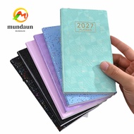 MUNDAUN A6 Planner Notebook, 2027 Portable 2027 Planner,  Multicolor Lined Pages Weekly Planner Dail