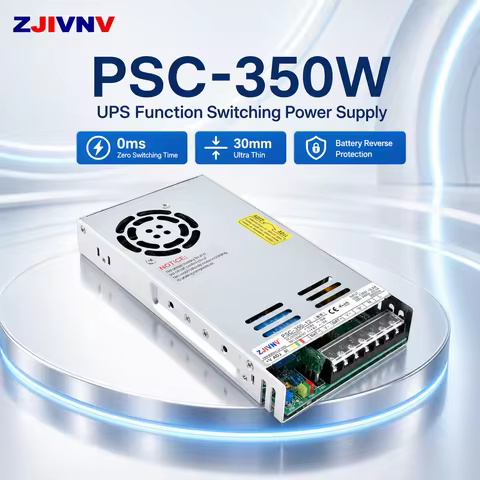 ZJIVNV PSC-350W 13.8V 20A 27.6V 10A Ultra-Thin UPS Switching Power Supply 0ms Zero Transfer lead-aci
