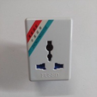 International Adaptor Plug Extension 3 pin & 2 pin Socket Adaptor Plug