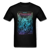 Lovecraft T-Shirt For Men Cthulhu Nightmare Pattern 3D Design Digital Graphics Great 1